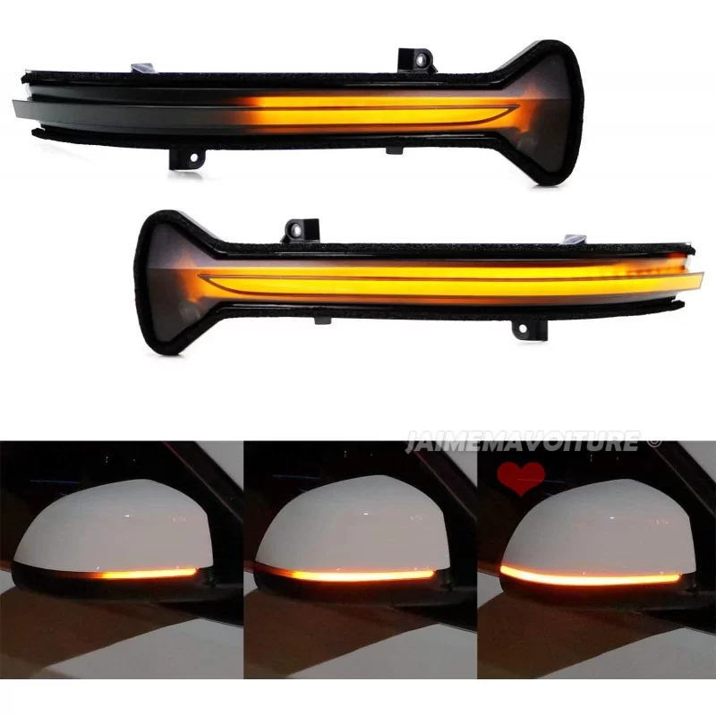 Retrovisor LED con efecto de desplazamiento dinámico BMW Serie 5 G30 G31 Serie 7 G11 G12