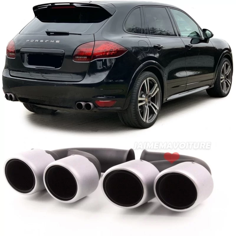 Embouts d'échappement Porsche Cayenne II 2010 2011 2012 2013 2014