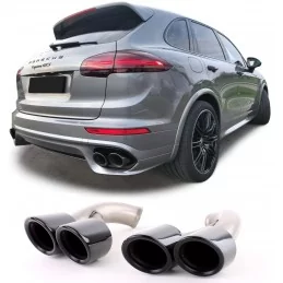 Terminali di scarico Porsche Cayenne 2015-2018 GTS look