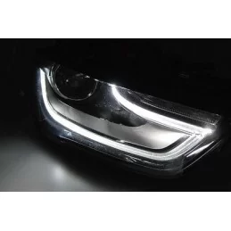 Phares avants tube leds DRL pour Audi A4 B8 2012 à 2015