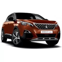 Peugeot 3008 tillbehör fotplatta