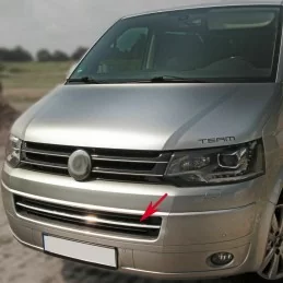 Paraurti anteriore in acciaio inox VW T5 TRANSPORTER, aggiunta in lega cromata