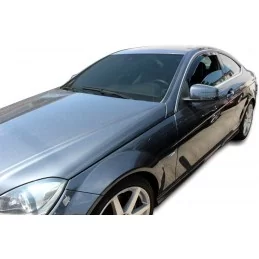 Front air deflectors for Mercedes C-Class W204 2006-2014 Coupe Jaimemavoituredéflecteur 2 - Jaimemavoiture.fr 