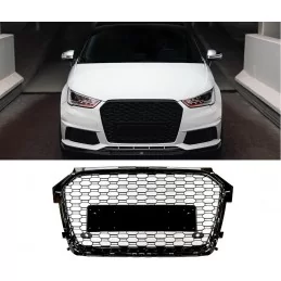 Kühlergrill SCHWARZ für Audi A1 look RS1 2014-2018