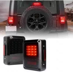 Feux arrières à leds pour JEEP WRANGLER JK de 2007-2018.