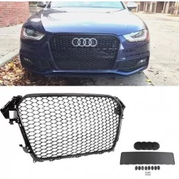 RS4 AUDI A4 B8.5 2012-2015 svartmålad grill