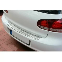 Golf 6 lasttröskel i kromad aluminium