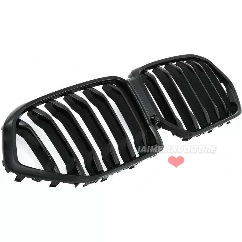 Parrilla pintada de negro para BMW X6 G06 2018 2019 2020 2021 2022