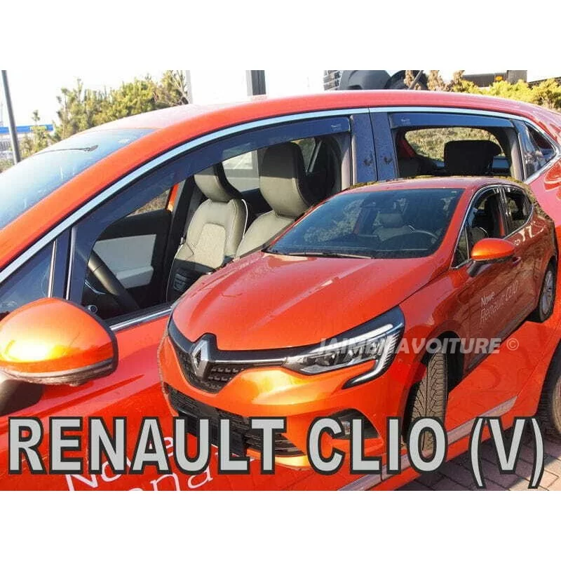 DEFLECTEURS D'AIR AVANT ET ARRIERE (CHROME) - Renault