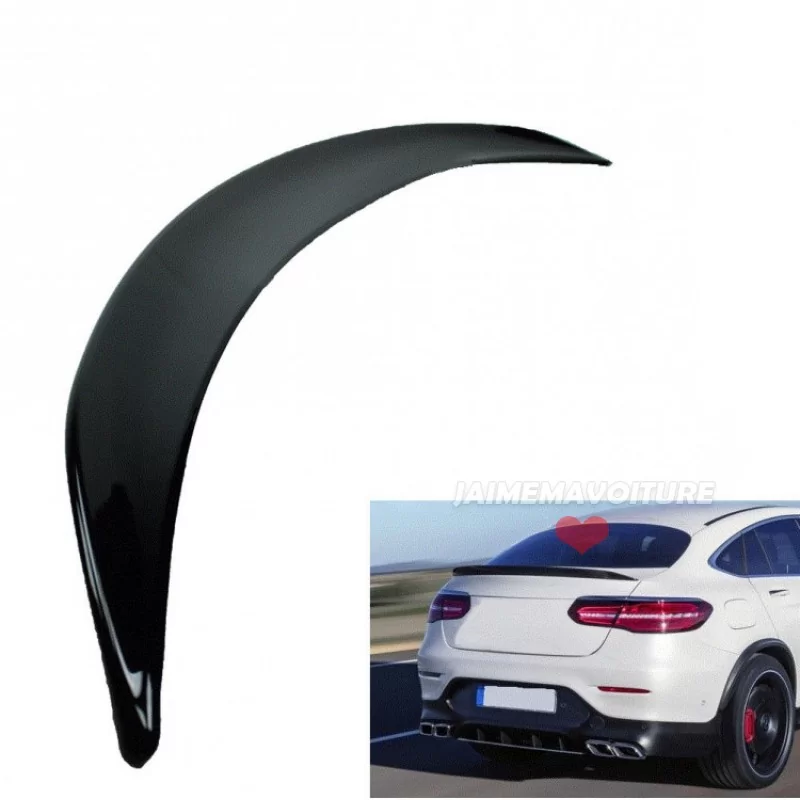 Mercedes GLC Coupe spoiler läpp svartlackerad