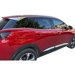 Contour de vitre inférieur alu chrome pour Peugeot 3008 II 2016-2021