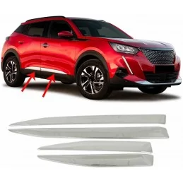 Baguettes chromes de portes Peugeot 2008 II 2019 2020 2021