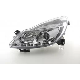 Faros delanteros Opel Corsa D led cromo Sonar