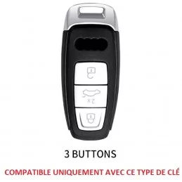 Coque clé pour Audi A3 A4 A5 A6 A7 A8 Q3 Q5 Q7 Q8 TT E-tron