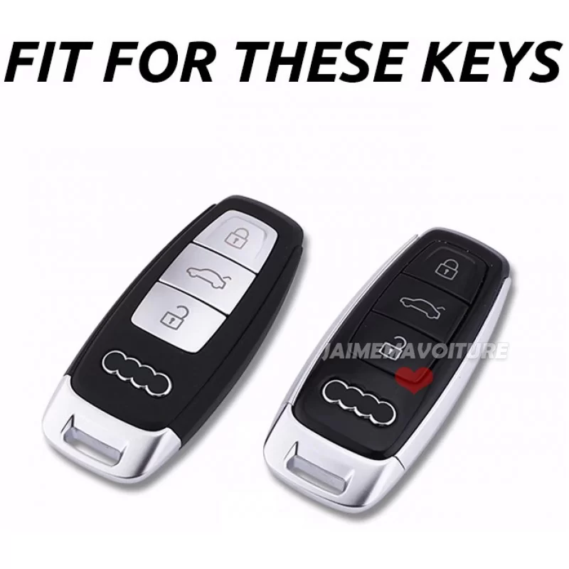 Schlüssel Hülle Schutz Key Case Cover für Audi A3 8P A4 B6 B7 B8