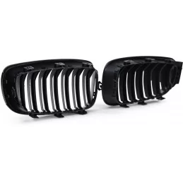 Glossy black double bar grille for BMW 3 Series F30 F31