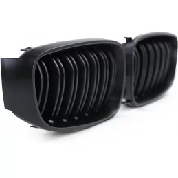 Calandre double barre noire mate pour BMW Série 3 GT F34