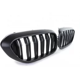 For G30 look black M5 5 series BMW grille painted grids