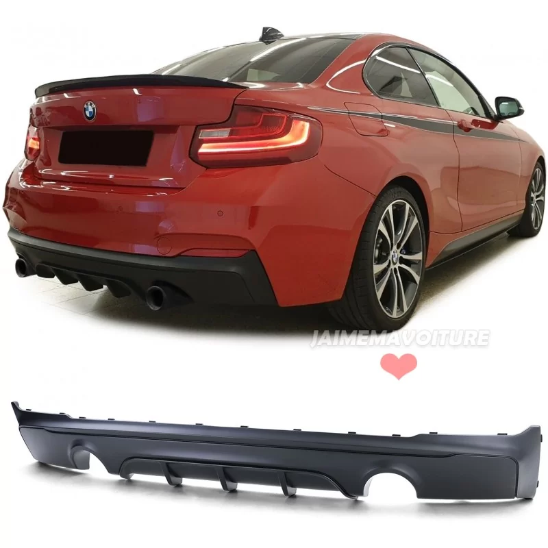 Diffusor för bakre stötfångare BMW 2-serie F22 F23 performance look M235