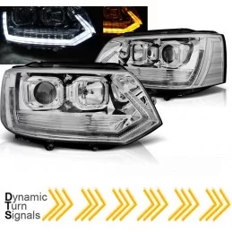 Luci di marcia diurna a LED nere per VW T5 2010-2015