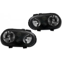 Golf 4 zwarte koplamp