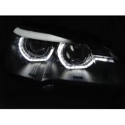 Phare avant angel eyes led xenon pour BMW X5 E70 2007-2010