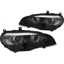 Angel eyes led xenon headlight per BMW X5 E70 2007-2010