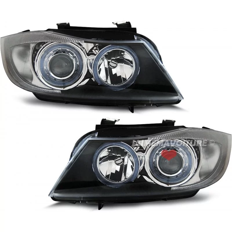 Fari Angel eyes BMW Serie 3 2005-2008 E90 E91