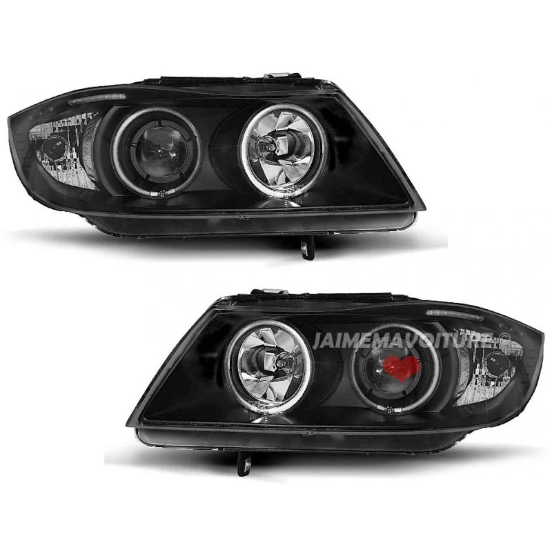 Faro Angel eyes CCFL per BMW Serie 3 E90 E91 2005-2008