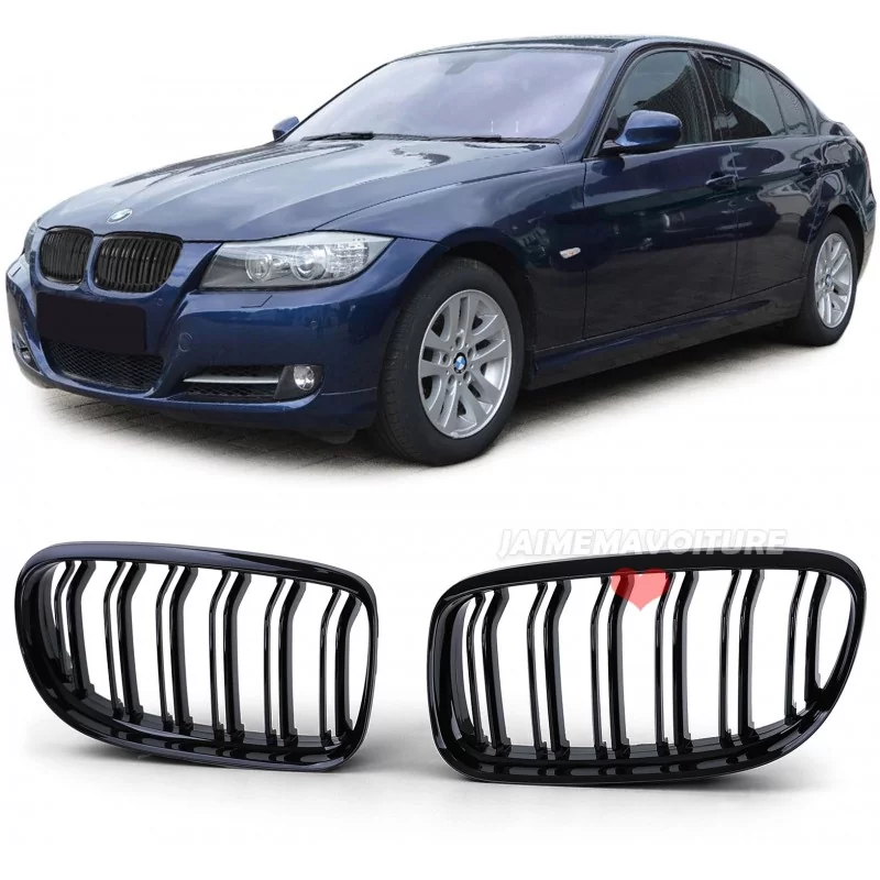 BMW Serie 3 E90 E91 doppia griglia Pack M look 2008-2011