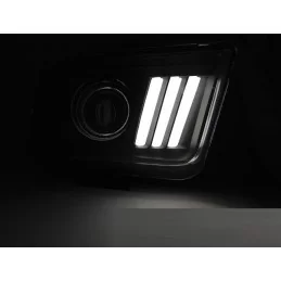 Phare avant led pour Ford Mustang 2005-2009 - Noir