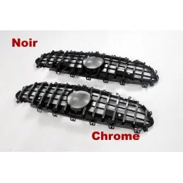 Calandre GT pour Mercedes CLS C457 noire chrome