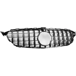 Grille calandre Panamerica Mercedes classe C W205 2014-2018 - Avec trous caméra