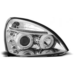 Faros delanteros tuning para Renault Clio 2 - cromo