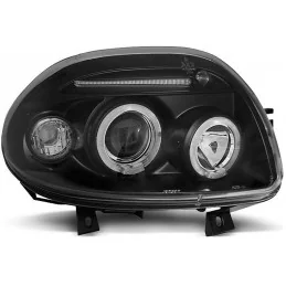 Fari Angel Eyes per Renault Clio 2 - Nero