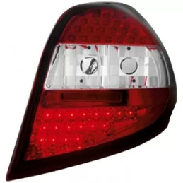 Renault Clio 3 - Led achterlichten Rood wit