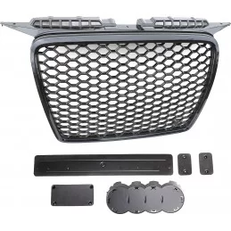 Svartlackerad RS3-grill till Audi A3 8P 2005-2008