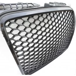 Svartlackerad RS3-grill till Audi A3 8P 2005-2008