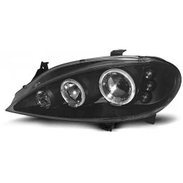 Koplampen voor Renault Megane 1999-2002 - Zwart