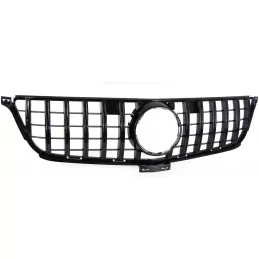 Svart panamericana-grill till Mercedes ML W166 2012-2015