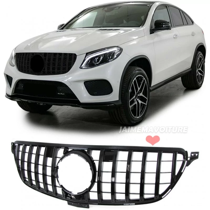 Parrilla Panamericana para Mercedes GLE W166 - NEGRO