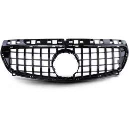 Zwarte panamericana grille voor Mercedes A-klasse 2012-2015