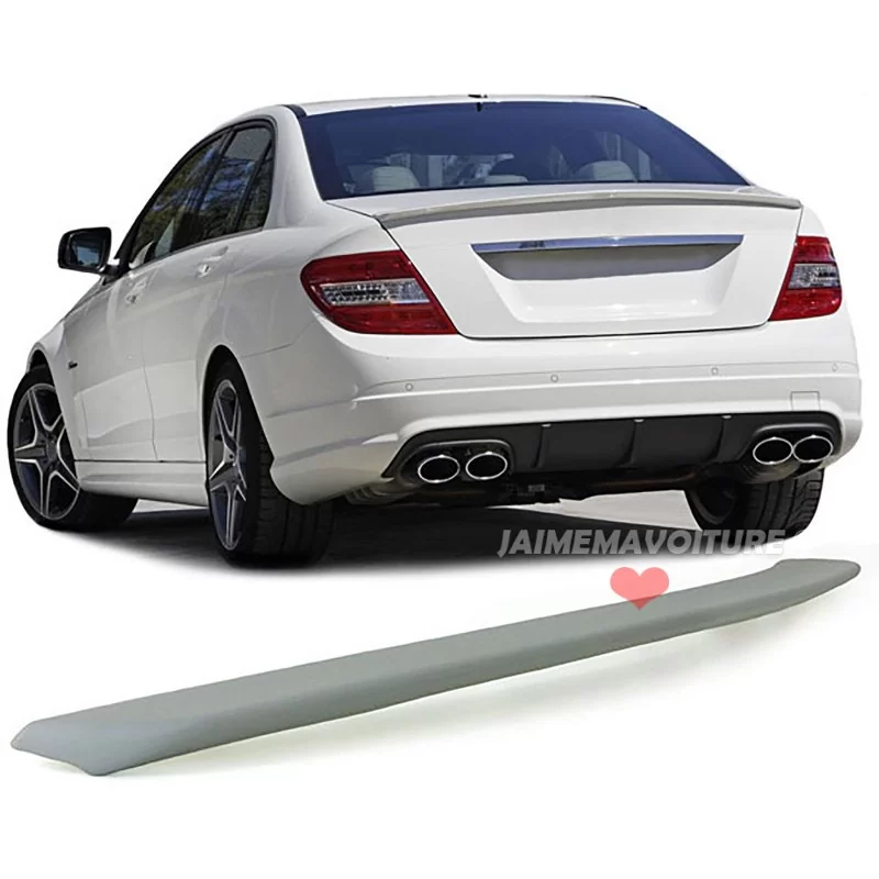 C63 AMG Mercedes C-Klasse W204 spoilerlip