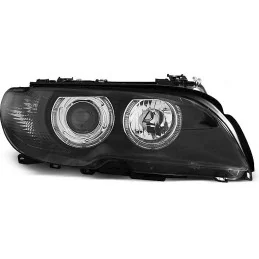 Engelogen koplamp voor BMW E46 Coupé Cabriolet 2003-2006 Zwart Jaimemavoituredr 2 - Jaimemavoiture.fr 