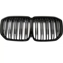 Double-bar grille for BMW X7 black painted M look