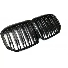 Double-bar grille for BMW X7 black painted M look