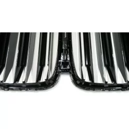 Double-bar grille for BMW X7 black painted M look