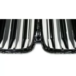 Calandre double barre pour BMW X7 noire vernie look M
