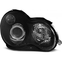 Front headlights for Mercedes class C - Black