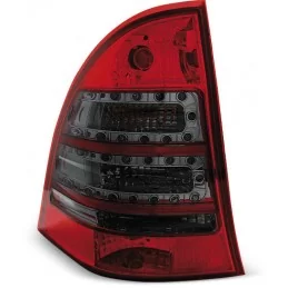 Fanali posteriori a LED per Mercedes Classe C W203 Estate Rosso fumé